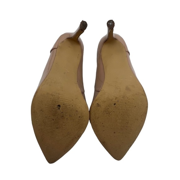 Steve Madden Tan Patent Pallas Pointed Toe Heels Size 8 Women's - Picture 8 of 9